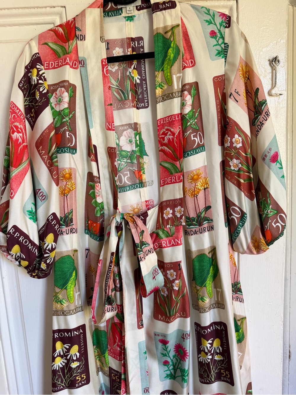 Stunning unique unicorn rare Oroton floral print wrap dress - Picture 3 of 11
